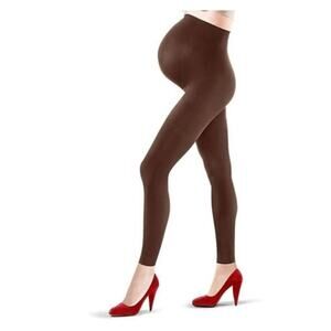 Brand New Love Your Assets Women's Size 2 Brown Tight Textured Maternity